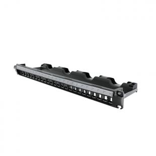 LEDWPPDW-001-0 - PATCH PANEL DESCARREGADO 24 PORTAS 19 POL/1U (BLINDADO) - DATAWAVE READY - 35050000 - LIGHTERA