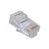 LEMLRJ5E-001-7 - CONECTOR RJ45 MACHO CAT.5E PARA CABO SLIDO E FLEXIVEL (ANTIGO 22200420) - 35050206 - LIGHTERA