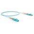 LETLCDO4-005-0 - CORDAO DUPLEX CONECTORIZADO OM4 LC-UPC/LC-UPC 1.5m - LSZH - ACQUA (A - B) - 35200919 - LIGHTERA