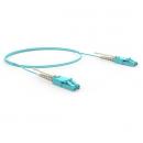 LETLCDO4-009-0 - CORDAO OPT. CON. MULTIMODO OM4 (50/125) 2F DUPLEX LC-UPC/LC-UPC 5,0M LSZH ACQUA (A-B) - 35200920 - LIGHTERA