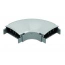 DTSTCVH9-008-0 - CURVA HORIZONTAL 90 PRF 25MM AL R30 PLANA R BRANCO - DT-38642.30 - DUTOTEC