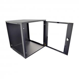 IPRKPD07-005-0 - RACK MONOBLOCO DE PAREDE 7U X 450 MM 19" PRETO - 9800755459 - LAN RACK