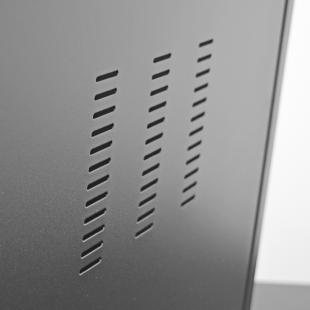 IPRKPD07-005-0 - RACK MONOBLOCO DE PAREDE 7U X 450 MM 19" PRETO - 9800755459 - LAN RACK