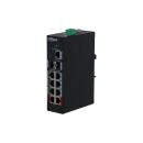 DHNWSJPD-003-0 - SWITCH NAO GER. INDUSTRIAL  8P GB POE+ 120W + E 2P SFP S/ FONTE - DH-PFS3211-8GT-120 - DAHUA
