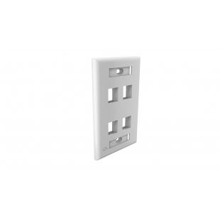FEFAEPPL-004-0 - ESPELHO PLANO 4P - GLOSSY - BRANCO (4X2) - 35050018 - LIGHTERA