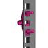 RSFDNYP5-001-0 - KIT FIXADORES EM NYLON TOOL LESS DUAL PARA RACK 19" 20KG (PCT 50) - RSLDUO-1RUB50-S2 - RACK STUDS