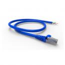 22300120 - EXTENSAO SOLIDA RJ-45 U/UTP MULTILAN CAT.5E - CM - T568A - 2.5M - AZUL - 35100260 - LIGHTERA