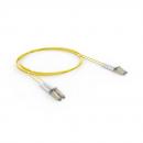 LETLCDO2-006-0 - CORDAO OPT. CON. MULTIMODO OM2 (50/125) 2F DUPLEX LC-UPC/LC-UPC 1,5M LSZH AMARELO (A-B) - 33004485 - LIGHTERA