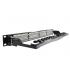 LESPPP5E-001-1 - PATCH PANEL SOHOPLUS CAT.5E  24 PORTAS 19POL/1U T568A/T568 MODULAR - 35050438 - LIGHTERA