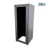 IPRKSV28-003-0 - RACK MONOBLOCO DE PISO 19" X 28U 600X800 MM PRETO - 2502860809 - LAN RACK