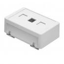 DTSTPE4R-001-0 - PORTA EQUIPAMENTO 4 RJ45 KEYSTONE S/ COLAR BRANCO - DT-62244.00 - DUTOTEC