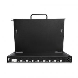 DNKVGVTB-001-0 - KVM GAVETA TFT 17" 8 PORTAS HDMI - DN-KVM-1008-HDMI. - D-NET
