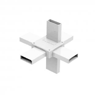 DTSTCDTT-002-0 - CAIXA DE DERIVACAO TIPO T 1X1 PRF 45 BRANCO - DT-53440.00AL/ABS - DUTOTEC