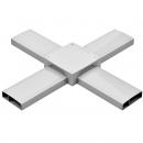 DTSTCDTX-006-0 - CAIXA DE DERIVACAO TIPO X 1X1 PRF 45 BRANCO - DT-53240.00AL/ABS - DUTOTEC