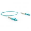 LETLCDO3-007-0 - CORDAO OPT. CON. MULTIMODO OM3 (50/125) 2F DUPLEX LC-UPC/LC-UPC 3,0M LSZH ACQUA (A-B) - 33002170 - LIGHTERA