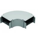 DTSTCVH9-013-0 - CURVA HORIZONTAL 90 PRF 45MM AL R60 PLANA L BRANCO - DT-38841.60 - DUTOTEC