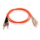 FETLCDO1-024-0 - CORDAO DUPLEX CONECTORIZADO 62.5 SC-UPC/ST-UPC 2.5M - LSZH - LARANJA - 33002965 - FURUKAWA