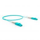 LETLCDO3-011-0 - CORDAO OPT. CON. MULTIMODO OM3 (50/125) 2F DUPLEX LC-UPC/LC-UPC 15,0M LSZH ACQUA (A-B) - 33002480 - LIGHTERA
