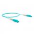 LETLCDO4-006-0 - CORDAO DUPLEX CONECTORIZADO OM4 LC-UPC/LC-UPC 2.0M - LSZH - ACQUA (A - B) - 35200988 - LIGHTERA