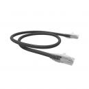 LEGGPC06-005-0 - PATCH CORD U/UTP GIGALAN GREEN CAT.6 - LSZH - T568A/B - 0.15M - PRETO - 35120095 - LIGHTERA