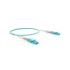 LETLCDO3-005-0 - CORDAO OPT. CON. MULTIMODO OM3 (50/125) 2F DUPLEX LC-UPC/LC-UPC 1,5M LSZH ACQUA (A-B) - 33001296 - LIGHTERA