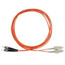 LETLCDO1-029-0 - CORDAO DUPLEX CONECTORIZADO 62.5 SC-UPC/ST-UPC 20.0M - LSZH - LARANJA - 33004525 - LIGHTERA