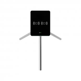ZKCACTPD-003-1 - CATRACA PEDESTAL COM URNA E ESPACO PARA QR CODE BQC CONVENCIONAL MCBF 2 MILHOES - MTS1000(CU) - ZKTECO