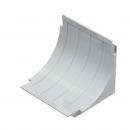 DTSTCVV9-013-0 - CURVA VERTICAL 90 INT 25-45MM AL R30 PLANA R BRANCO - DT-38041.30 - DUTOTEC