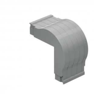 DTSTCVV9-019-0 - CURVA VERTICAL 90 EXT 25MM AL R60 PLANA R BRANCO - DT-38243.60 - DUTOTEC