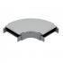 DTSTCVH9-006-0 - CURVA HORIZONTAL 90 PRF 25MM AL R30 PLANA L BRANCO - DT-38640.30 - DUTOTEC