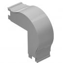 DTSTCVV9-004-0 - CURVA VERTICAL 90 EXT 45MM AL R60 PLANA L BRANCO - DT-38441.60 - DUTOTEC