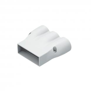 DTSTAEBI-002-0 - ADAPTADOR ELETRODUTO ABS INJETADO 3 X 1 PRF 45 BRANCO - DT-48042.00ABS - DUTOTEC