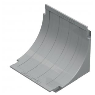 DTSTCVV9-007-0 - CURVA VERTICAL 90 INT 25-45MM AL R60 PLANA R BRANCO - DT-38046.60 - DUTOTEC