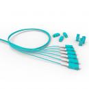 LETLPIEO-023-0 - EXTENSAO MONOFIBRA CONECTORIZADA MM (50.0) OM4 LC-UPC 1.5m C/ADAPT. - LSZH - ACQUA - D0.9 (2 PCS) - 35260909 - LIGHTERA