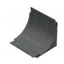 DTSTCVV9-014-0 - CURVA VERTICAL 90 INT 25-45MM AL R30 PLANA R PRETO - DT-38051.30 - DUTOTEC