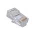 FESPRJ06-002-9 - CONECTOR RJ-45 SOHOPLUS CAT.6  CABO SOLIDO CRISTAL (PCT 10 PC) MACHO PASSAGEM - 35050296 - FURUKAWA