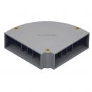 DTSTCVH9-004-0 - CURVA HORIZONTAL 90 PRF 45MM AL BRANCO - DT-35440.00 - DUTOTEC