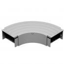 DTSTCVH9-014-0 - CURVA HORIZONTAL 90 PRF 45MM AL R60 PLANA R BRANCO - DT-38843.60 - DUTOTEC