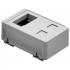 DTSTPEQR-001-0 - PORTA EQUIPAMENTO 1 TOMADA QUAD + 2 RJ45 KEYSTONE S/ COLAR BRANCO - DT-63140.00 - DUTOTEC
