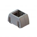 DTLXPE2B-003-0 - PORTA EQUIPAMENTO 2 BLOCOS STD SIEMENS BRANCO - DX18846.00 - DUTOTEC