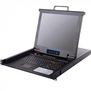 DNKVGVTA-003-1 - KVM GAVETA 17" VGA 16 PORTAS 1 USB - DN-KVM-1016(2) - D-NET