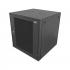 DNMTMRMA-002-0 - MINI RACK 19POL MONOBLOCO PORTA ACRILICO 12U 550 X 570 PRETO S/ GUIAS - DN-4478 - D-NET
