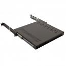 DNMTBDTL-004-0 - BANDEJA TELESCOPICA 19POL 1U X 500MM PRETO (LINHA MONOBLOCO) - DN-4509 - D-NET