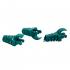 DNCNCCRJ-012-0 - CAPA(COVER) P/ CONECTOR RJ-45 EM ABS VERDE - DN-6220700010. - D-NET