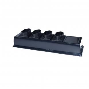 DNENRESL-003-0 - REGUA SLIM 110/220V 4 TOMADAS (NBR 14136 10A) S/ CABO - DN-5660100050 - D-NET