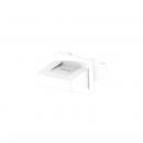 DNCNTPRJ-004-0 - TAMPA ANTI-POEIRA(DUST COVER) RJ-45 EM ABS BRANCO (PCT 50) - DN-7320900010 - D-NET