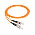 LETLPIEO-006-0 - EXTENSAO MONOFIBRA CONECT. MM (62.5) ST-UPC 1.5m COM ADAPT. - LSZH - LARANJA - D2 (2 PCS) - 35260965 - LIGHTERA