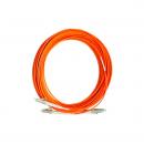 LETLCDO1-019-0 - CORDAO DUPLEX CONECT. 62.5 LC-UPC/LC-UPC 10.0M - LSZH - LARANJA (A - B) - 33004484 - LIGHTERA