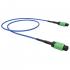 LETLSCO4-023-0 - SERVICE CABLE CON.  MULTIMODO OM4 (50/125) MPO-UPC(F)/MPO-UPC(M)  10,0M (D3.0) 12F ACQUA TIPO B - 33900880 - LIGHTERA