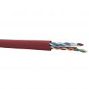 LEMLCC5E-015-0 - CABO TRANSM. DADOS MULTILAN CAT.5E U/UTP 24AWG X 4P VERMELHO CM ROHS CX 305M - 23200097 - LIGHTERA